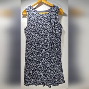 Jessica Howard Charcoal Women's Sleeveless Dress In Size: 14P Workwear Office